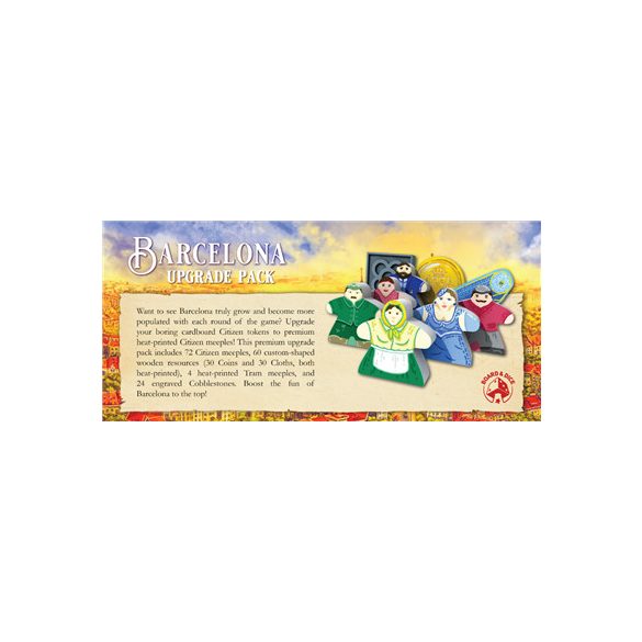 Board&Dice Accessories: Barcelona Upgrade Pack-BND0113