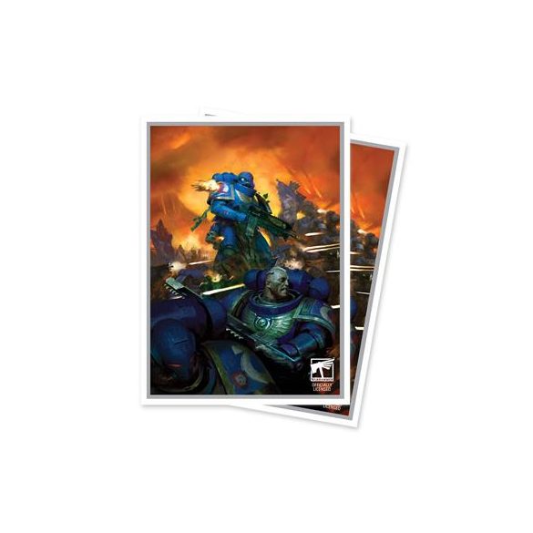 UP - Space Marines - Adeptus Astartes 105ct Apex Deck Protector sleeves for Warhammer 40,000-16439