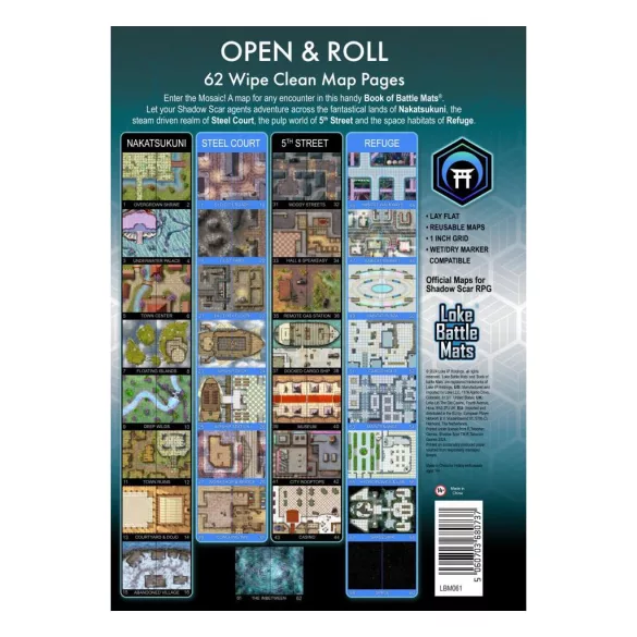 The Giant Book of Shadow Scar Battle Mats - EN-LBM061