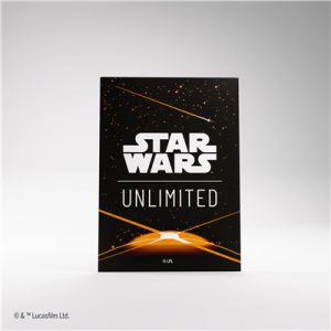 Gamegenic - Star Wars: Unlimited Art Sleeves - Card Back Orange-GGS15077ML