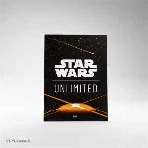 Gamegenic - Star Wars: Unlimited Art Sleeves - Card Back Orange-GGS15077ML