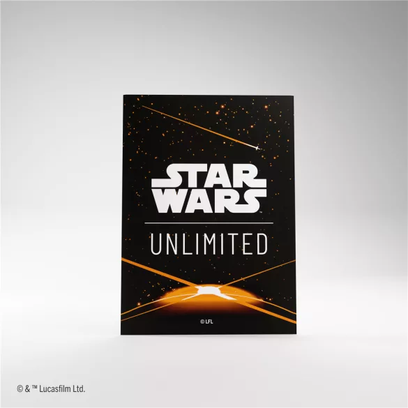 Gamegenic - Star Wars: Unlimited Art Sleeves - Card Back Orange-GGS15077ML