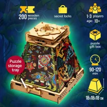 CluePuzzle - Pyramid of the Sun logic puzzle and escape box