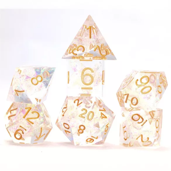 Sirius Dice - Sharp Fairy Dice Set Crystal-SDZ0014-10