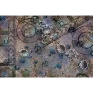 Terrain Crate - 6x4 Grim Battlefield Battle Mat-KSTC251