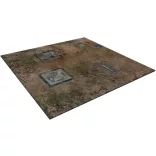 Terrain Crate - Deadzone Gaming Mat #3 játékszőnyeg