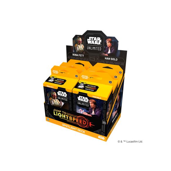 FFG - Star Wars: Unlimited - Jump to Lightspeed Spotlight Deck Display (6 Decks) - DE-SWH0410de