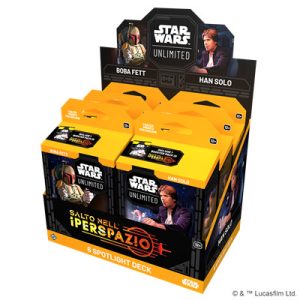 FFG - Star Wars: Unlimited - Jump to Lightspeed Spotlight Deck Display (6 Decks) - IT-SWH0410it