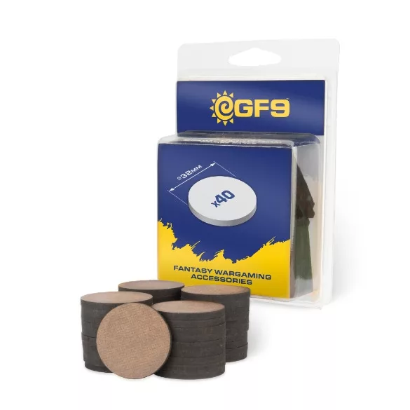 Round MDF Bases 32mm (40) - EN-GFM212
