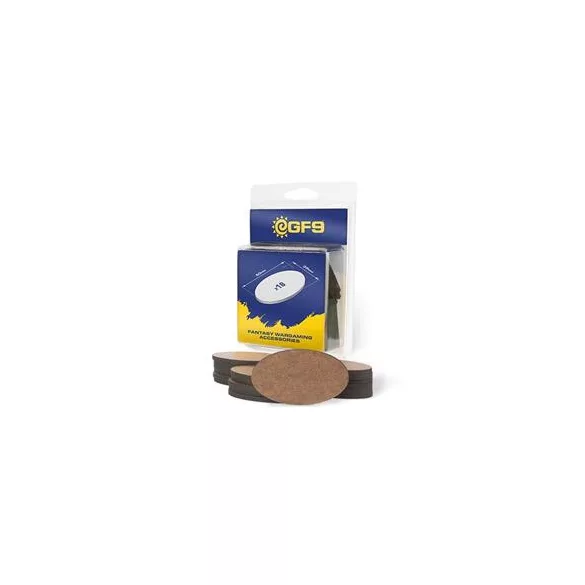 Oval MDF Bases 60mm x 35mm (18) - EN-GFM218