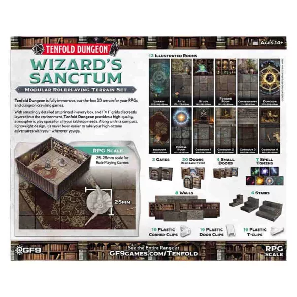 Tenfold Dungeon - Wizard's Sanctum készlet - angol kiadás