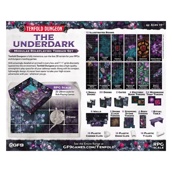 Tenfold Dungeon - The Underdark szett - angol kiadás