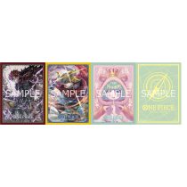 One Piece Card Game - Official Sleeves 9 (4 Kinds Assortment) Display (12 Pieces)-9047432