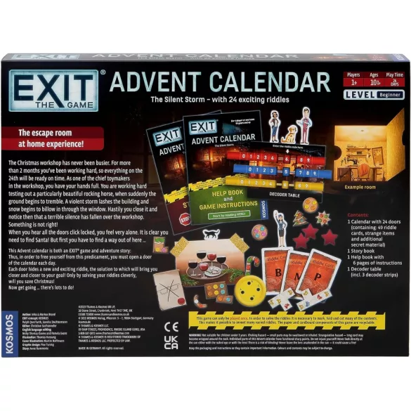 Exit Advent Calendar: The Silent Storm - angol nyelvű társasjáték