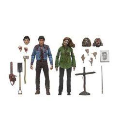 Evil Dead - 7” Scale Action Figure - Ultimate Bloody Ash & Cheryl Williams 2 Pack-NE41979-01