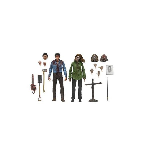 Evil Dead - 7” Scale Action Figure - Ultimate Bloody Ash & Cheryl Williams 2 Pack-NE41979-01