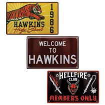 Stranger Things Set of 3 Tin Signs-NFX-ST04
