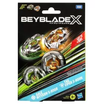   Beyblade X Gale Wyvern 5-80GB and Tail Viper 3-80HN Top Dual Pack Set