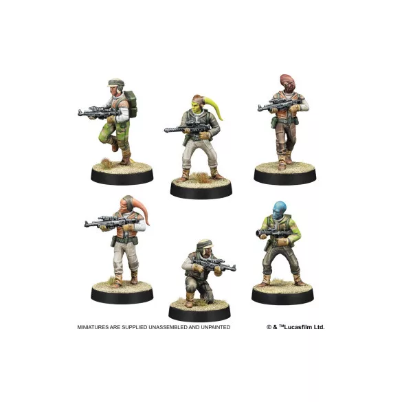 Star Wars Legion - Rebel Troopers - EN/DE/SP/FR-SWQ15