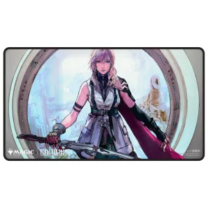 UP - Final Fantasy Black Stitched Playmat Premium W for Magic: The Gathering-38763