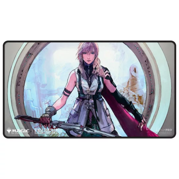 UP - Final Fantasy Black Stitched Playmat Premium W for Magic: The Gathering-38763