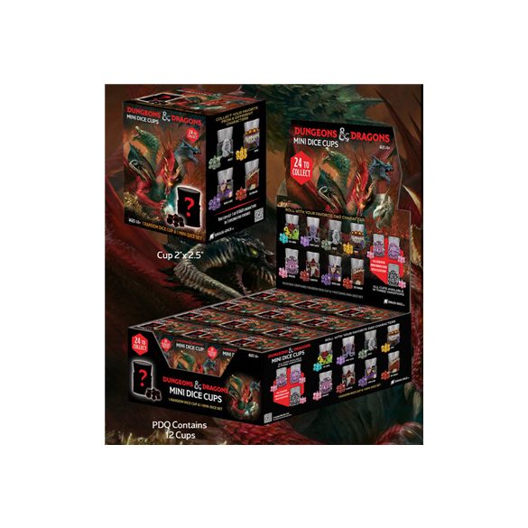 Sirius Dice - D&D Mini Dice Cups PDQ (12 Cups)-SDZ2003-01