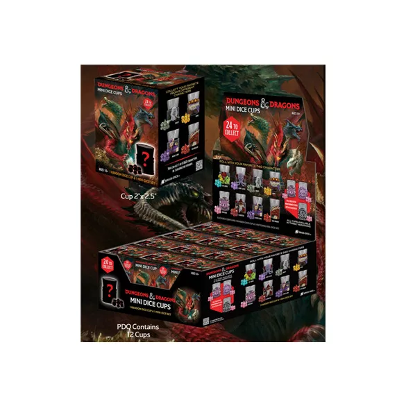 Sirius Dice - D&D Mini Dice Cups PDQ (12 Cups)-SDZ2003-01