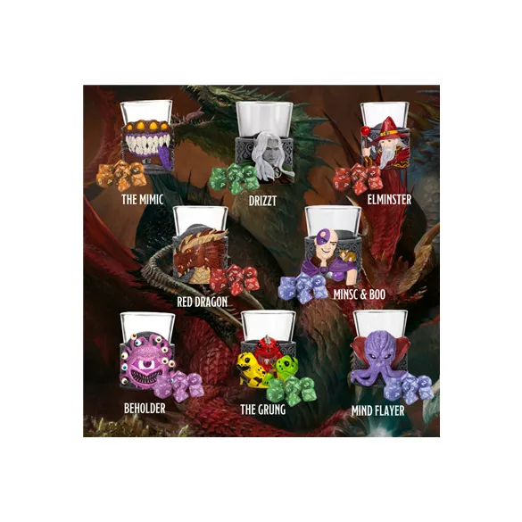 Sirius Dice - D&D Mini Dice Cups PDQ (12 Cups)-SDZ2003-01