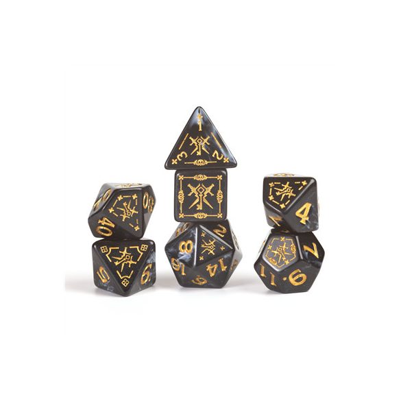 D&D Adventure Dice - Rogue: Black-SDZ2002-04