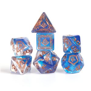 D&D Adventure Dice - Wizard: Blue-SDZ2002-05