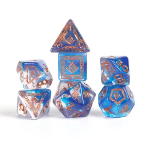 D&D Adventure Dice - Wizard: Blue-SDZ2002-05