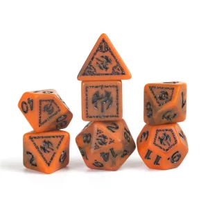 D&D Adventure Dice - Barbarian: Orange-SDZ2002-08