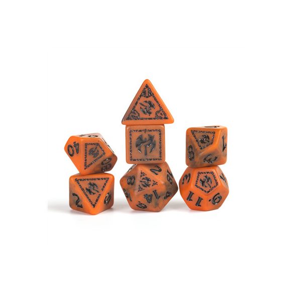 D&D Adventure Dice - Barbarian: Orange-SDZ2002-08