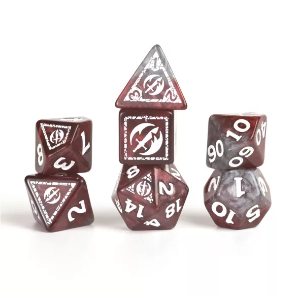 D&D Adventure Dice - Fighter: Red-SDZ2002-12