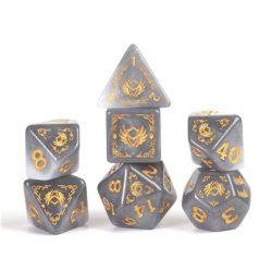 D&D Adventure Dice - Paladin: White / Grey-SDZ2002-14