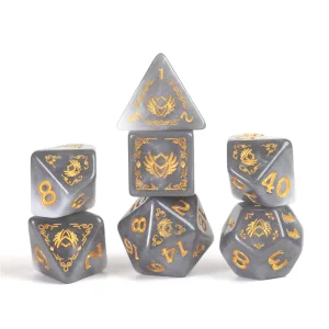 D&D Adventure Dice - Paladin: White / Grey-SDZ2002-14