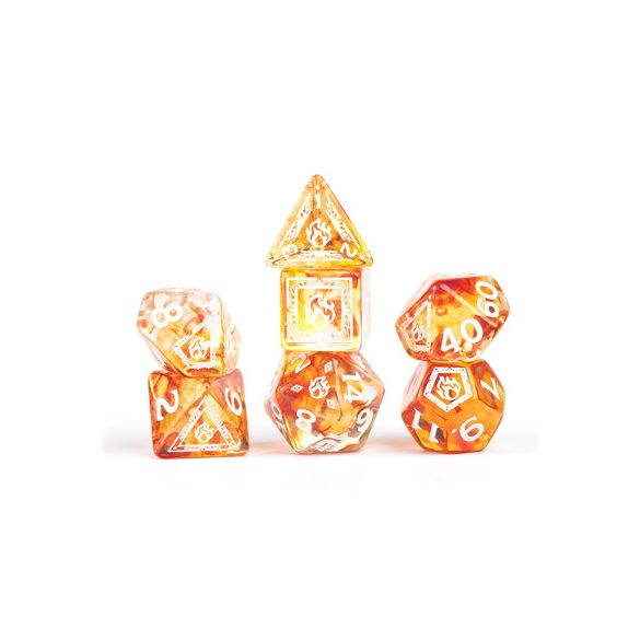 D&D Adventure Dice - Sorcerer: Orange-SDZ2002-17