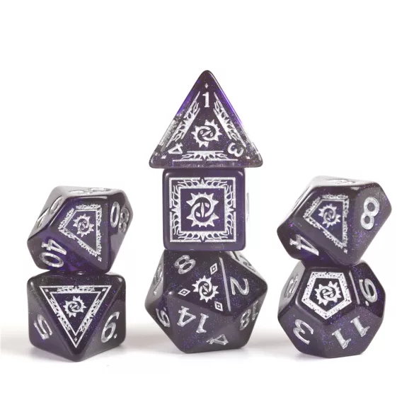 D&D Adventure Dice - Warlock: Purple-SDZ2002-18