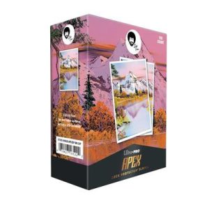 UP - Bob Ross Mighty Mountain Lake 105ct APEX™ Deck Protector Sleeves-16530