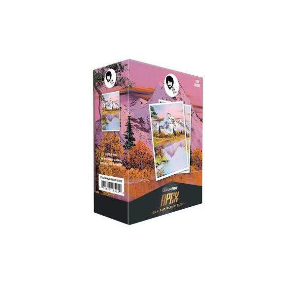 UP - Bob Ross Mighty Mountain Lake 105ct APEX™ Deck Protector Sleeves-16530