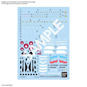 HG 1/100 VF-22S STURMVOGEL Ⅱ WATER DECALS-MK68325
