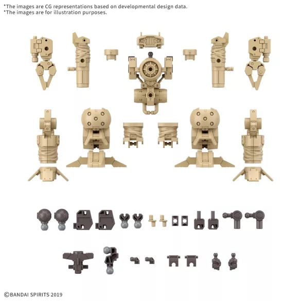 30MM 1/144 OPTION PARTS SET 18 (ARM UNIT/LEG UNIT 2)-MK68335
