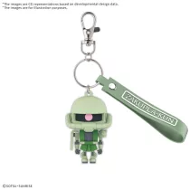 Gundam - 3D Rubber Mascot Keychain - ZAKUPLA-kun-MK68383