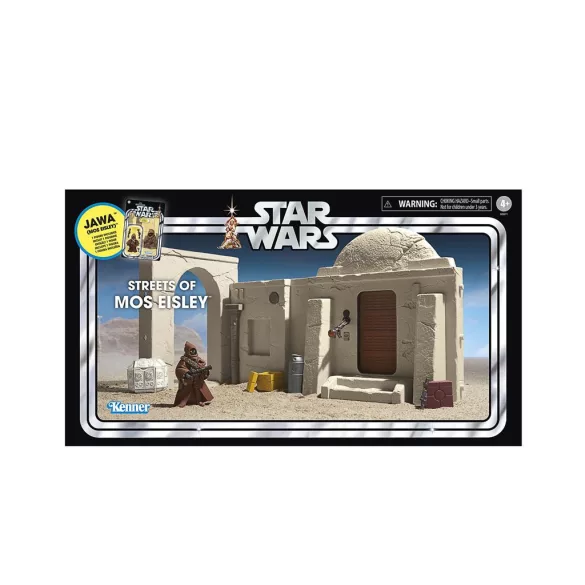 Star Wars The Vintage Collection Streets of Mos Eisley játékkészlet Jawa figurával