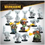 Warmachine: Southern Kriels Fire Tongue Warriors Command Cadre - EN miniatűra szett