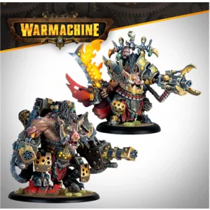 Warmachine: Emperor Carver Ultimus Esquire III & War Boar MMD47 - EN-SFIK-MER101