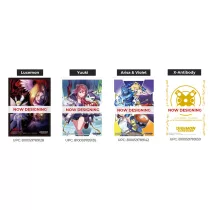Digimon Card Game Official Sleeves 2025 Ver.1.0 – 4-féle dizájnos assort kártyavédő (12 db)