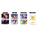 Digimon Card Game Official Sleeves 2025 Ver.1.0 – 4-féle dizájnos assort kártyavédő (12 db)