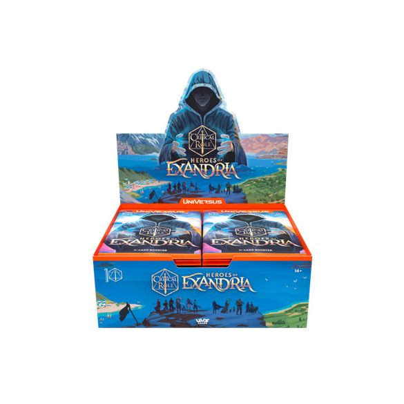 UniVersus CCG: Critical Role - Heroes Of Exandria Booster Display (24 packs) - EN-UVSCR02-BD