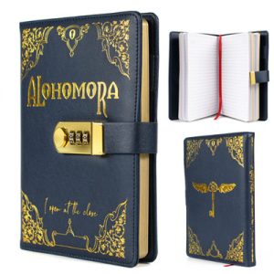 Harry Potter (Alohomora) A5 Lockable Undated Diary-SR74023